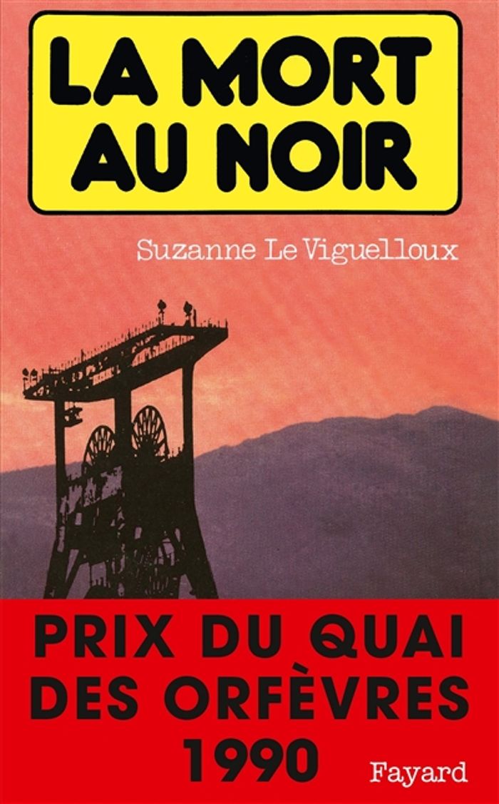 Couverture du livre « LA MORT AU NOIR - PRIX DU QUAI DES ORFEVRES 1990 » de Le Viguelloux S., librairie Les Contes Infusés à Corte
