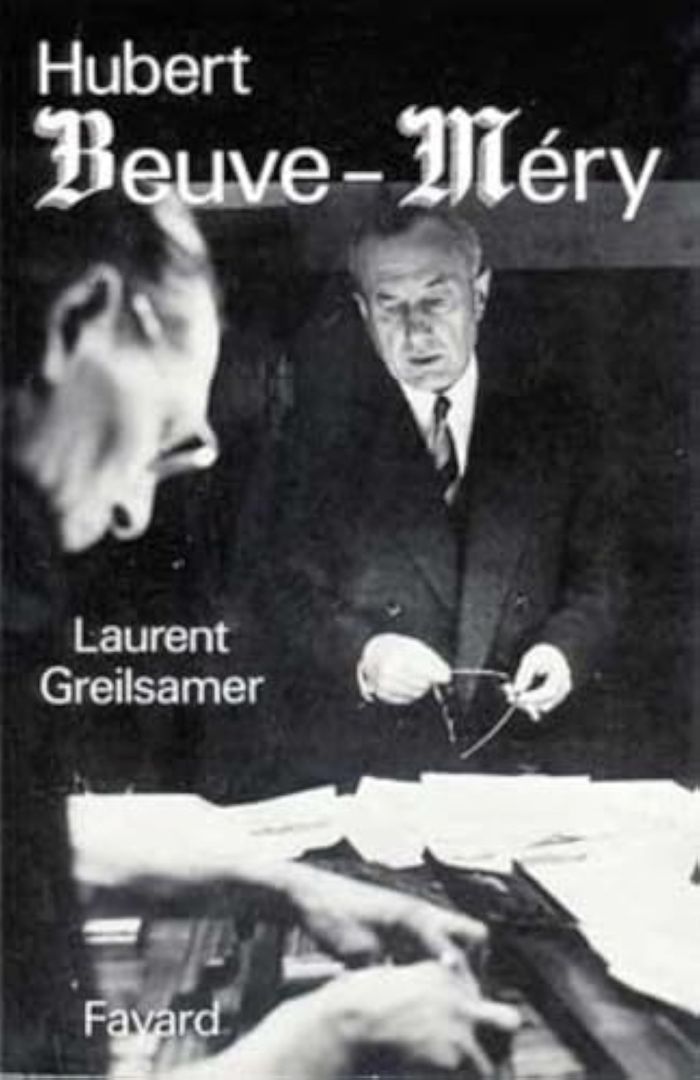 Couverture du livre « HUBERT BEUVE-MERY » de Laurent Greilsamer, librairie Les Contes Infusés à Corte