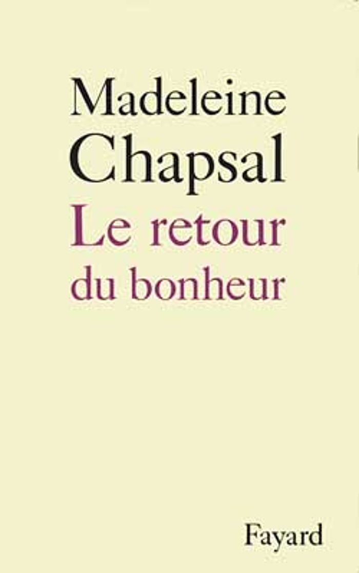 Couverture du livre « LE RETOUR DU BONHEUR », librairie Les Contes Infusés à Corte