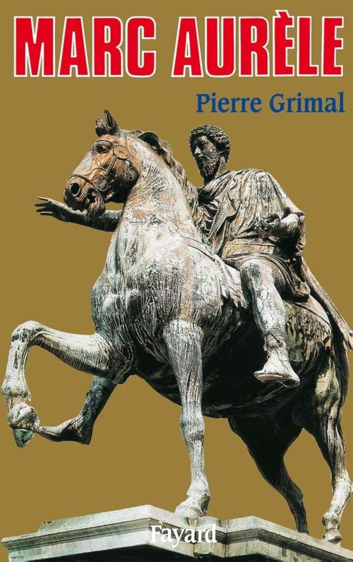 Couverture du livre « MARC AURELE » de Pierre Grimal, librairie Les Contes Infusés à Corte