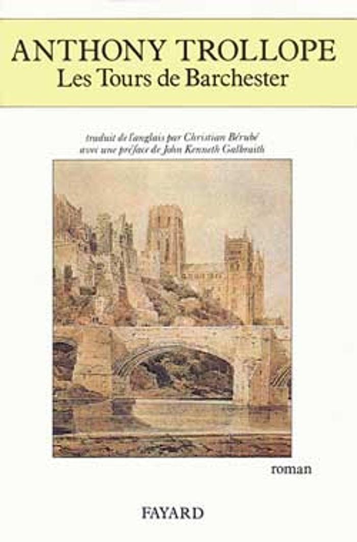 Couverture du livre « LES TOURS DE BARCHESTER » de Anthony Trollope, librairie Les Contes Infusés à Corte
