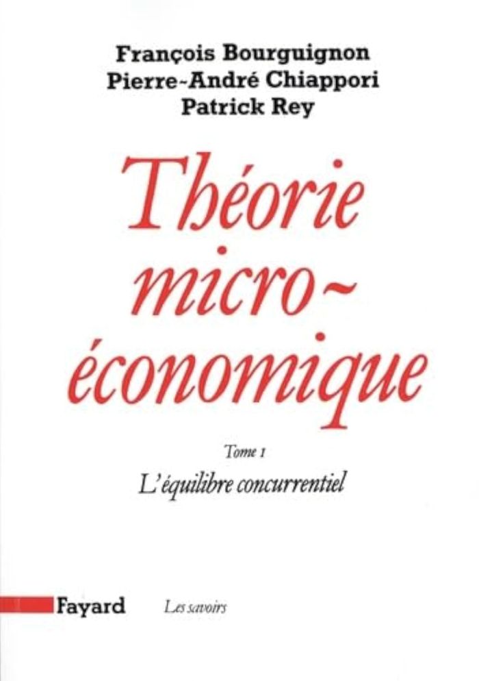 Couverture du livre « THEORIE MICRO-ECONOMIQUE - L'EQUILIBRE CONCURRENTIEL » de Bourguignon/rey, librairie Les Contes Infusés à Corte