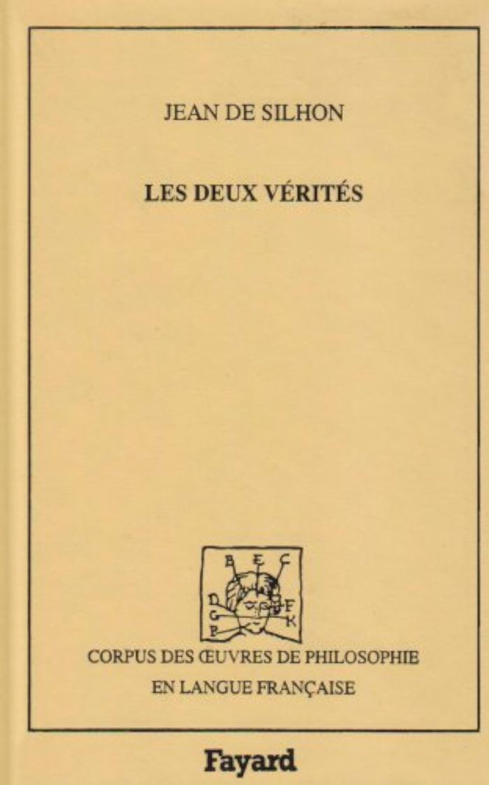 Couverture du livre « DEUX VERITES (LES) (1626) » de Jean Silhon, librairie Les Contes Infusés à Corte