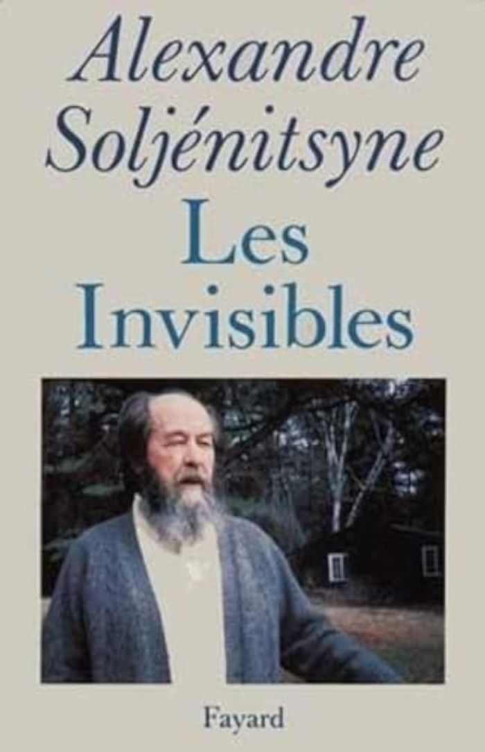 Couverture du livre « LES INVISIBLES » de Soljenitsyne A I., librairie Les Contes Infusés à Corte