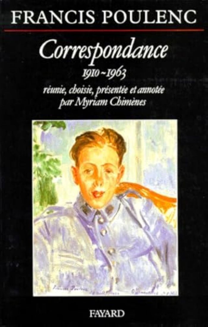 Couverture du livre « CORRESPONDANCE - (1910-1963) » de Francis Poulenc, librairie Les Contes Infusés à Corte