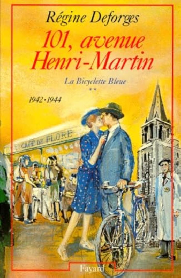 Couverture du livre « 101, AVENUE HENRI-MARTIN - LA BICYCLETTE BLEUE (1942-1944) » de Regine Deforges, librairie Les Contes Infusés à Corte