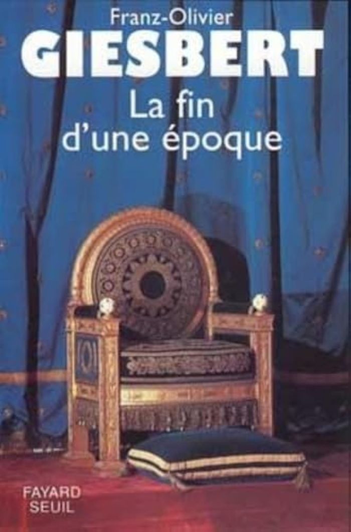 Couverture du livre « LA FIN D'UNE EPOQUE » de F-O. Giesbert, librairie Les Contes Infusés à Corte