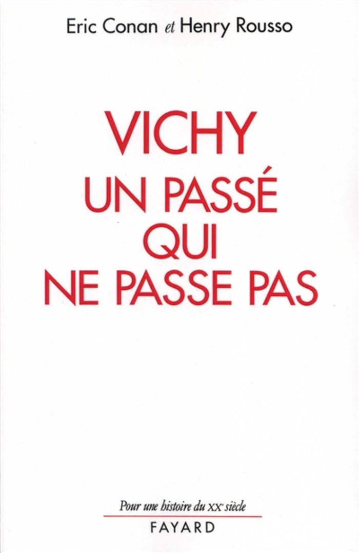 Couverture du livre « VICHY, UN PASSE QUI NE PASSE PAS », librairie Les Contes Infusés à Corte