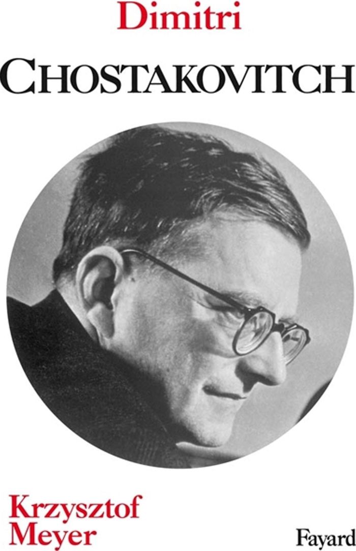Couverture du livre « DIMITRI CHOSTAKOVITCH » de Krzysztof Meyer, librairie Les Contes Infusés à Corte