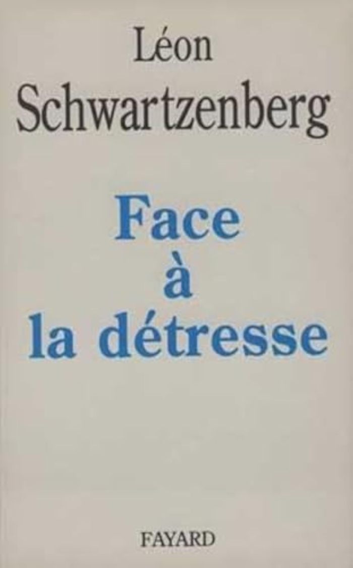Couverture du livre « FACE A LA DETRESSE » de Leon Schwartzenberg, librairie Les Contes Infusés à Corte