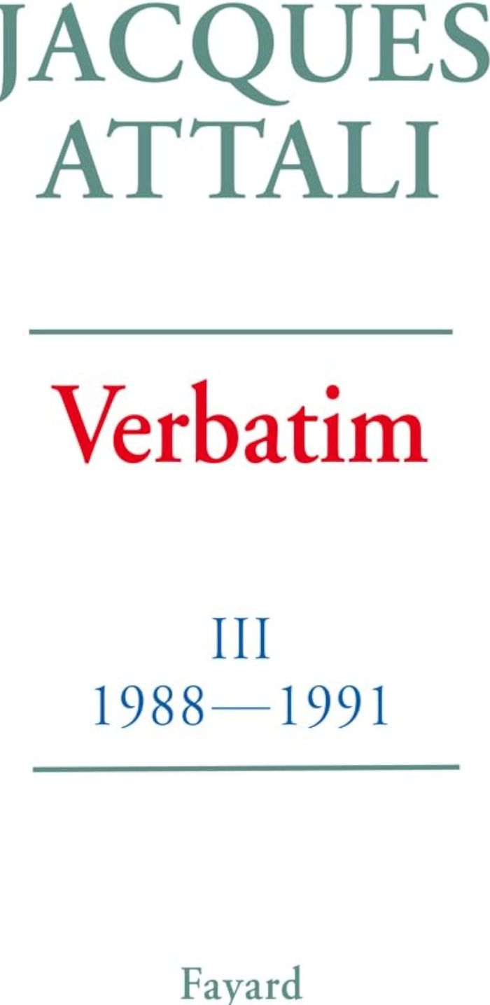 Couverture du livre « VERBATIM - CHRONIQUE DES ANNEES 1988-1991 », librairie Les Contes Infusés à Corte