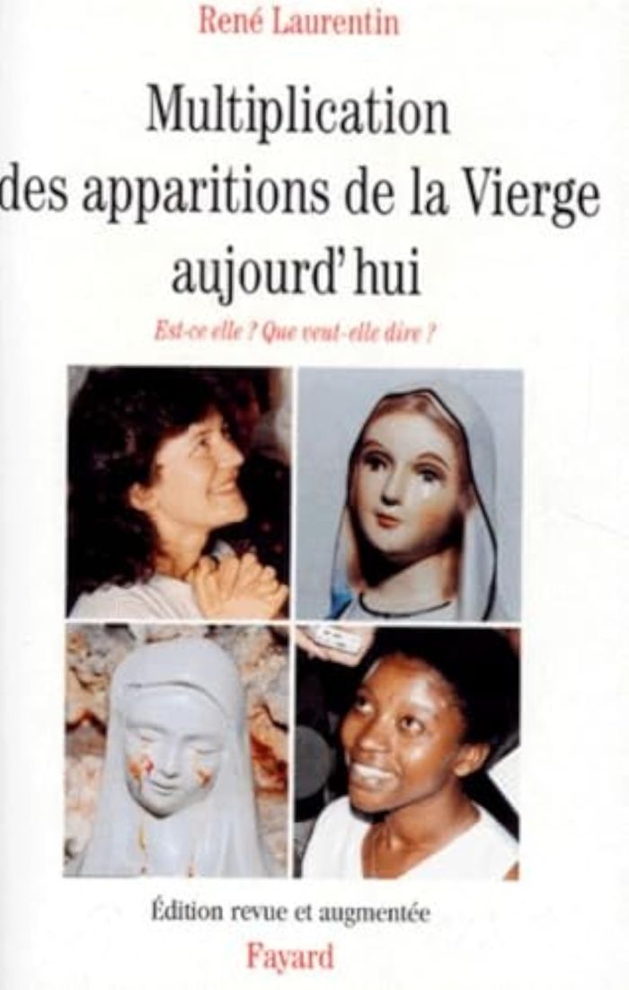 Couverture du livre « MULTIPLICATION DES APPARITIONS DE LA VIERGE AUJOURD'HUI - EST-CE ELLE ? QUE VEUT-ELLE DIRE ? » de Rene Laurentin, librairie Les Contes Infusés à Corte