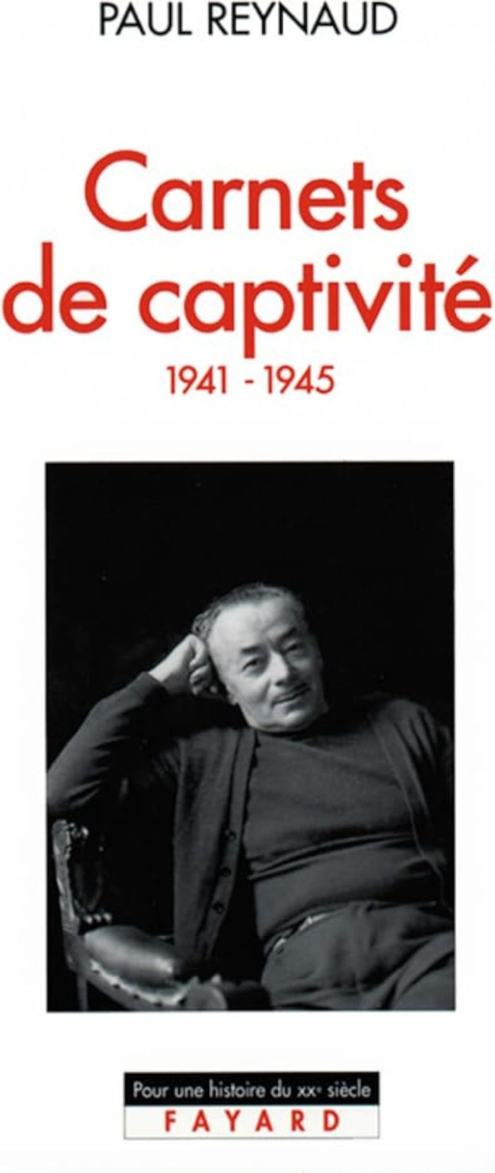 Couverture du livre « CARNETS DE CAPTIVITE - 1941-1945 » de Paul Reynaud, librairie Les Contes Infusés à Corte