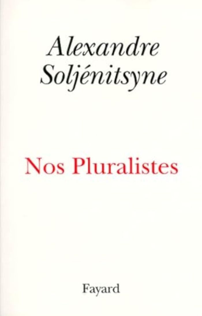 Couverture du livre « NOS PLURALISTES », librairie Les Contes Infusés à Corte