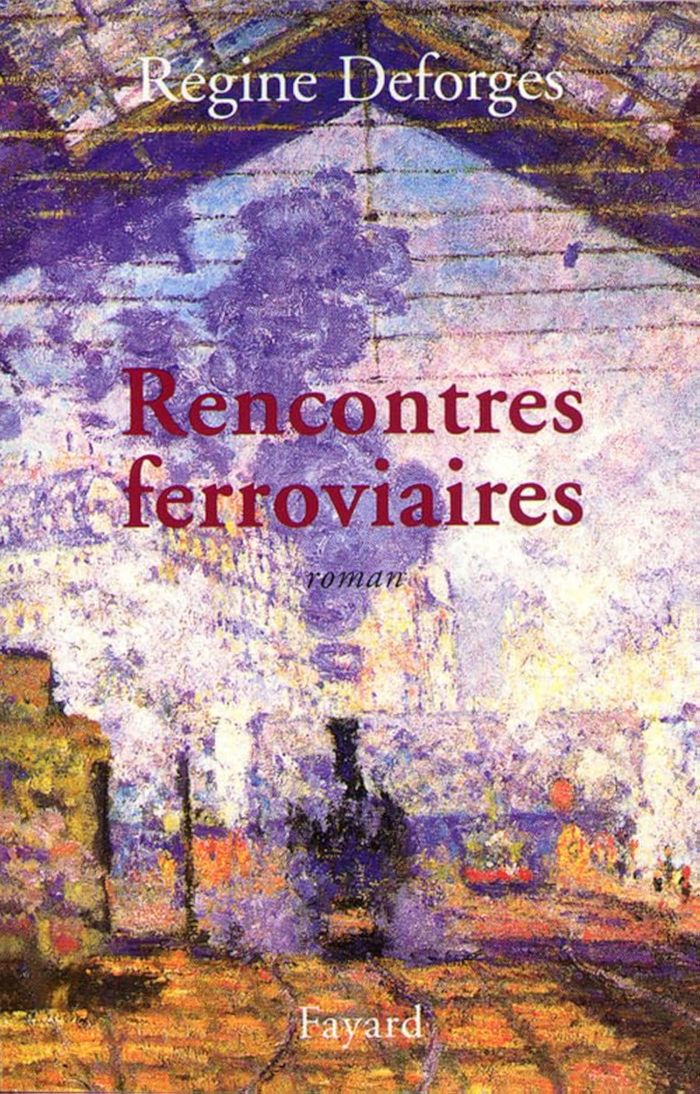 Couverture du livre « RENCONTRES FERROVIAIRES » de Regine Deforges, librairie Les Contes Infusés à Corte