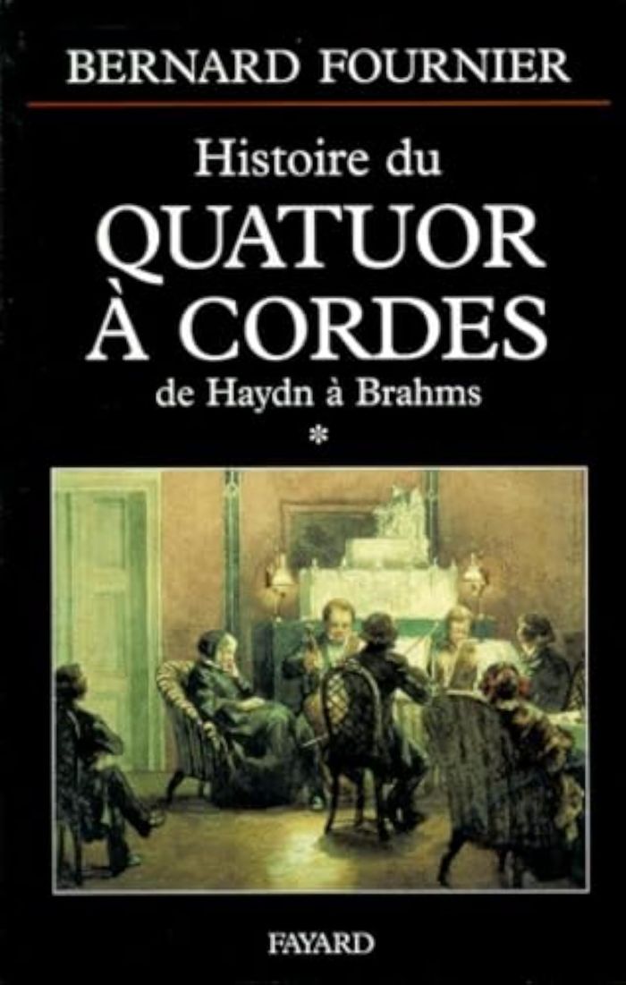 Couverture du livre « HISTOIRE DU QUATUOR A CORDES, TOME 1 - DE HAYDN A BRAHMS », librairie Les Contes Infusés à Corte