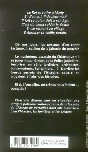 Quatrième de couverture de « L'OMBRE DU SOLEIL - PRIX DU QUAI DES ORFEVRES 2006 »