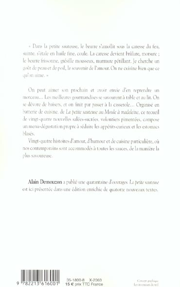 Quatrième de couverture de « LA PETITE SAUTEUSE »
