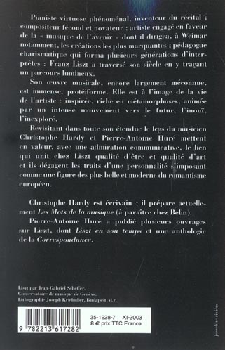 Quatrième de couverture de « FRANZ LISZT »
