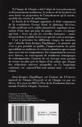 Quatrième de couverture de « FREDERIC CHOPIN »