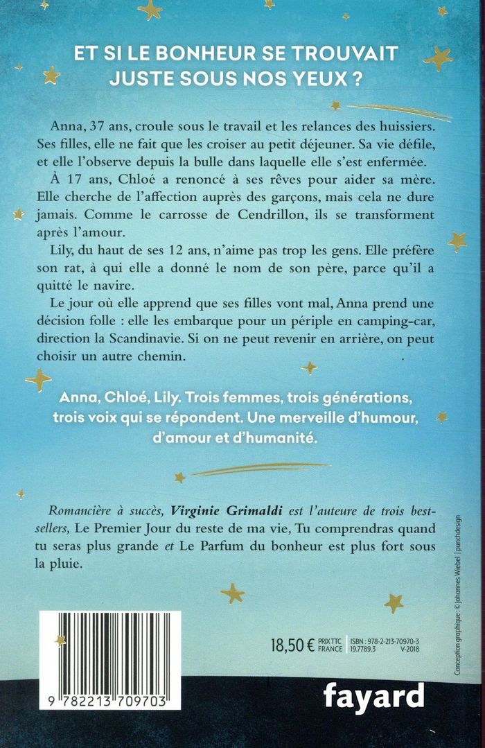 Quatrième de couverture de « Il est grand temps de rallumer les étoiles »