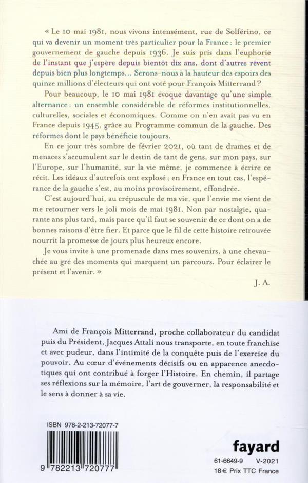 Quatrième de couverture de « Il y aura d'autres jolis mois de mai : récit »