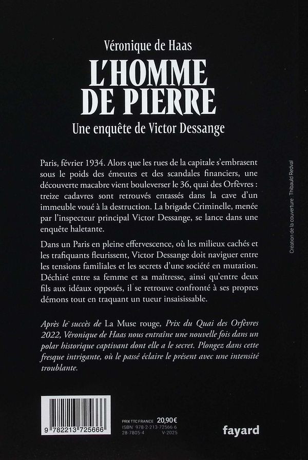 Quatrième de couverture de « L'homme de pierre »