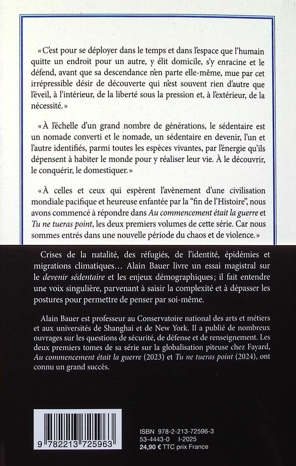 Quatrième de couverture de « La conquête de l'Ouest : essai »