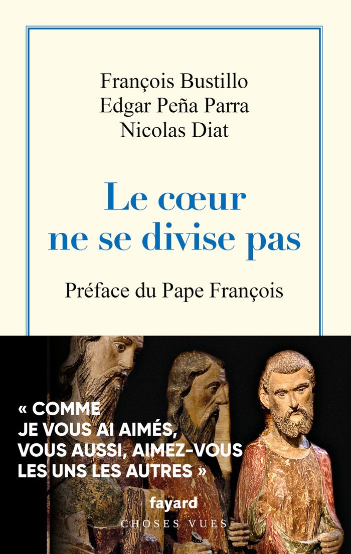 Couverture du livre « Le coeur ne se divise pas : conversation sur l'unité », librairie Les Contes Infusés à Corte