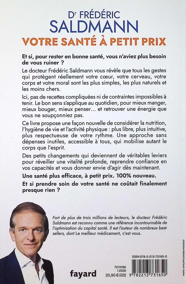 Quatrième de couverture de « Votre santé à petit prix : Comment prendre soin de vous sans vous ruiner »