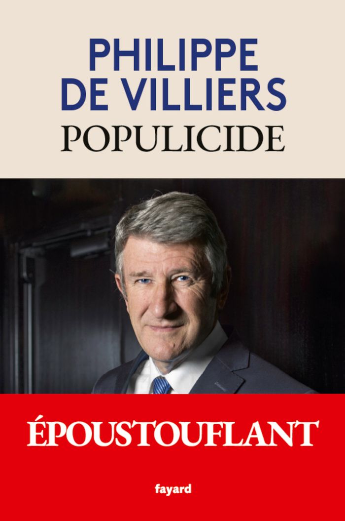 Couverture du livre « Populicide » de Philippe de Villiers, librairie Les Contes Infusés à Corte