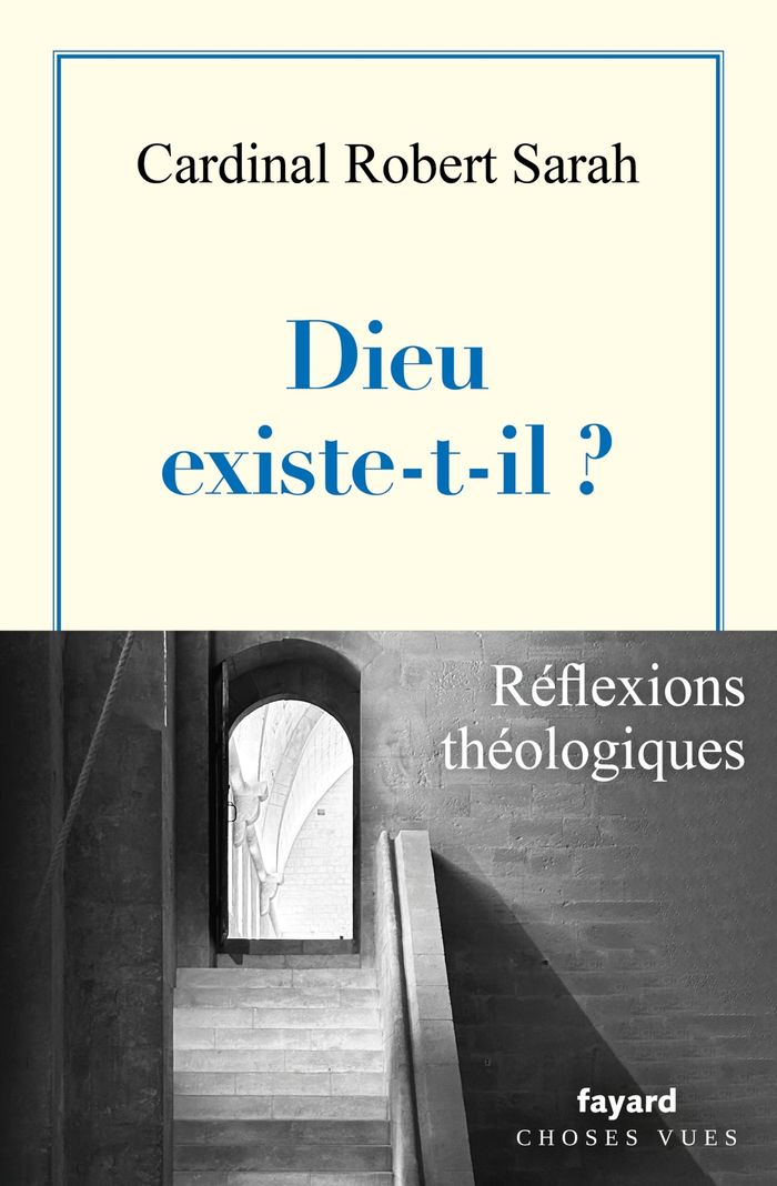 Couverture du livre « Dieu existe-t-il ? : l'appel d'un homme qui recherche le salut » de Robert Sarah, librairie Les Contes Infusés à Corte