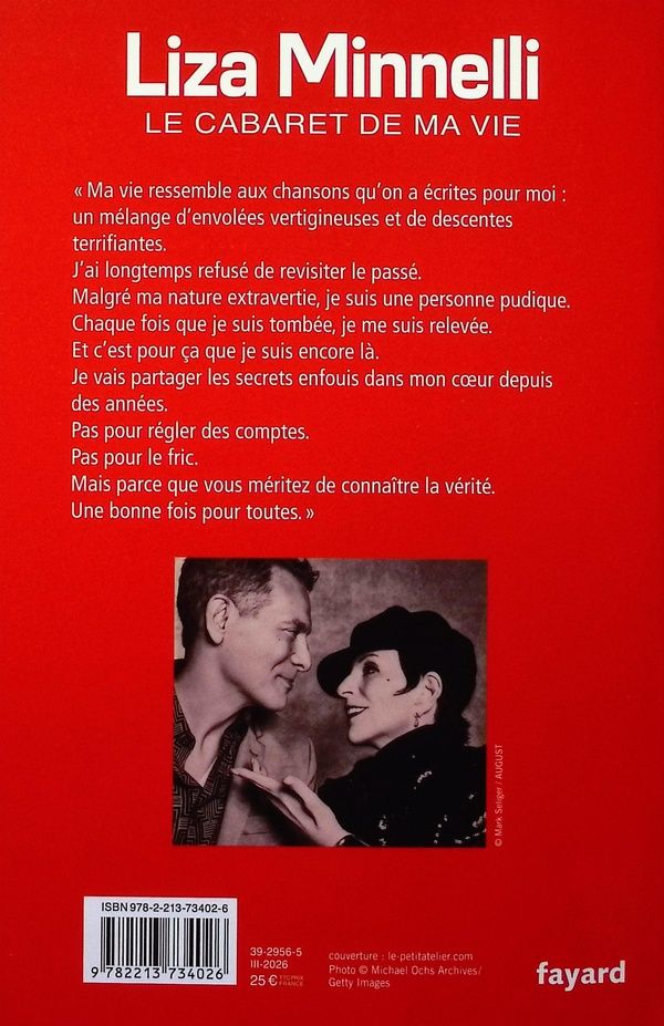 Quatrième de couverture de « Le Cabaret de ma vie »