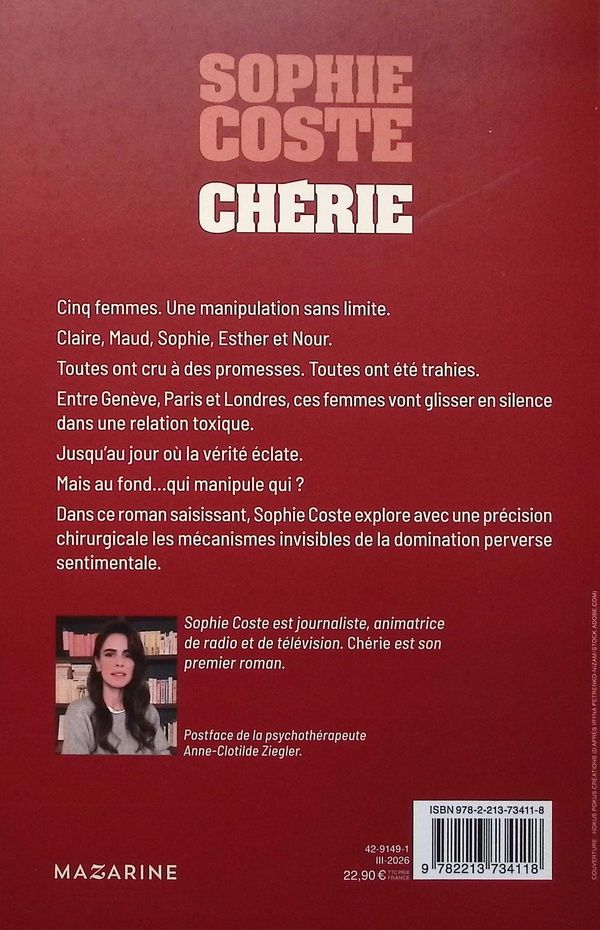 Quatrième de couverture de « CHERIE »