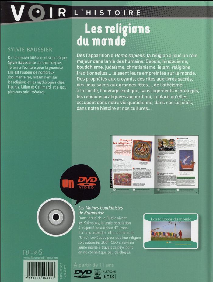 Quatrième de couverture de « Les religions du monde »