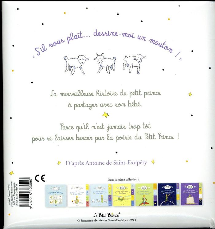 Quatrième de couverture de « Le Petit Prince pour les bébés »