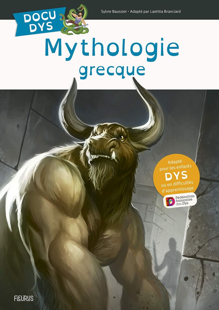 Couverture du livre « Mythologie grecque » de Sylvie Baussier, librairie Les Contes Infusés à Corte