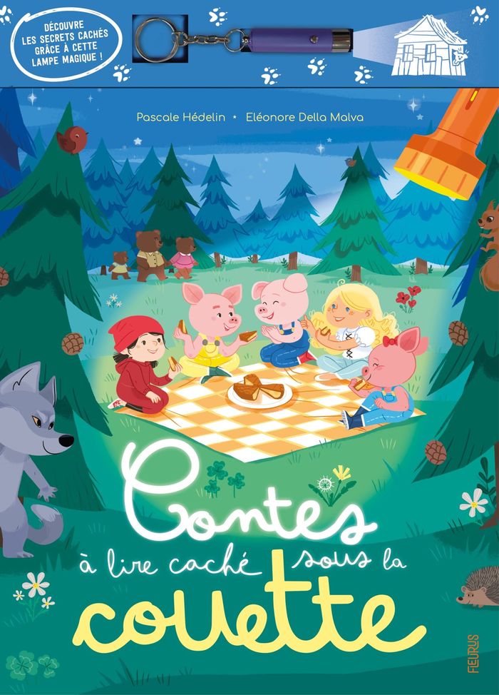 Couverture du livre « Contes à lire caché sous la couette » de Pascale Hédelin, librairie Les Contes Infusés à Corte