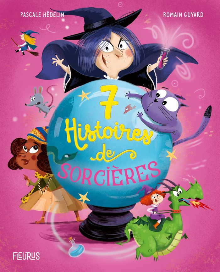 Couverture du livre « 7 histoires de sorcières » de Pascale Hédelin, librairie Les Contes Infusés à Corte