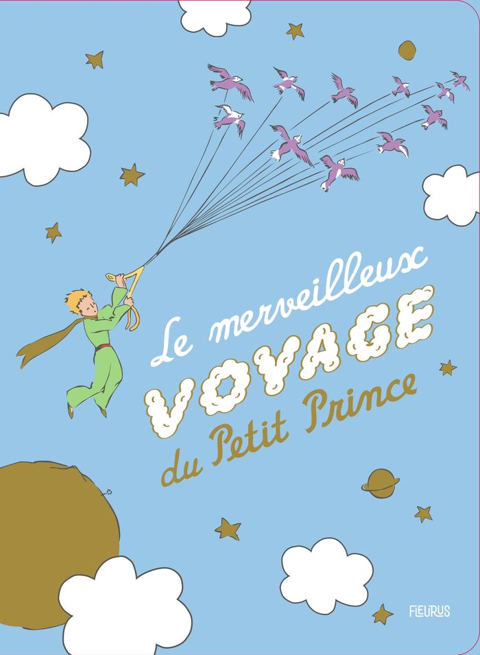 Couverture du livre « Le merveilleux voyage du petit prince » de [d'après Saint-Exupery], librairie Les Contes Infusés à Corte