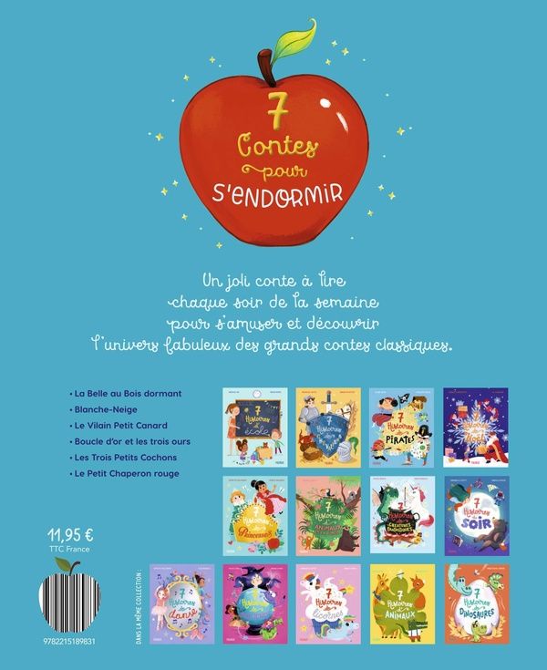 Quatrième de couverture de « 7 contes pour s'endormir »