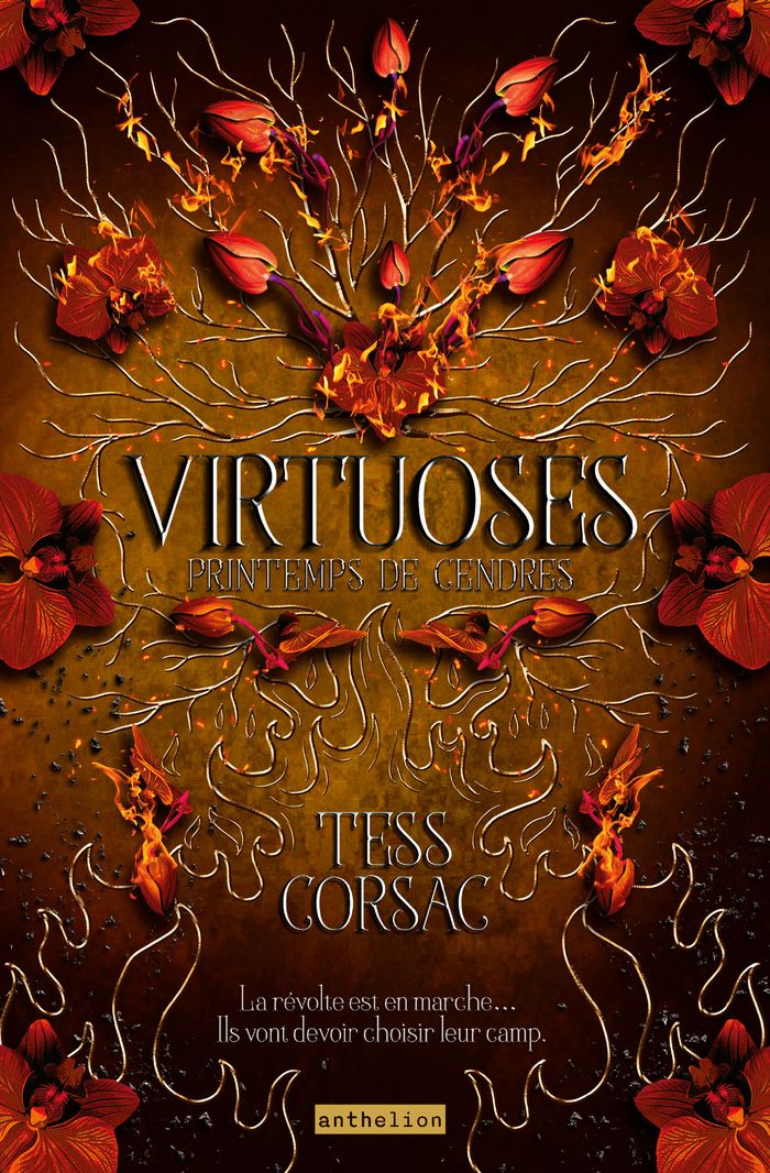 Couverture du livre « Printemps de cendres » de Tess Corsac, librairie Les Contes Infusés à Corte