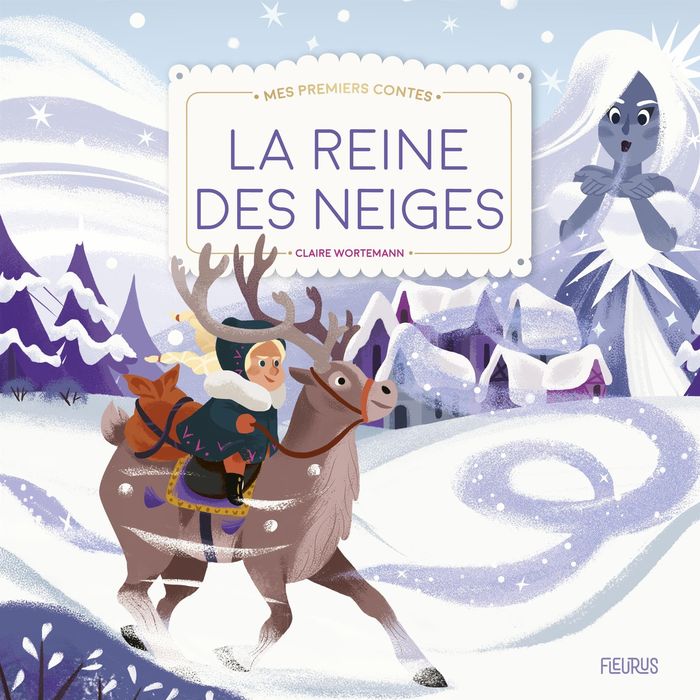 Couverture du livre « La reine des neiges » de Claire Wortemann, librairie Les Contes Infusés à Corte