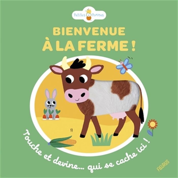 Couverture du livre « Bienvenue à la ferme ! : touche et devine qui se cache ici ! » de Collectif, librairie Les Contes Infusés à Corte