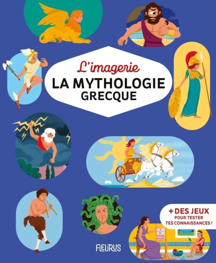 Couverture du livre « La mythologie grecque » de Sabine Jourdain, librairie Les Contes Infusés à Corte