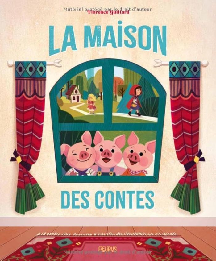 Couverture du livre « La maison des contes » de Florence Guittard, librairie Les Contes Infusés à Corte