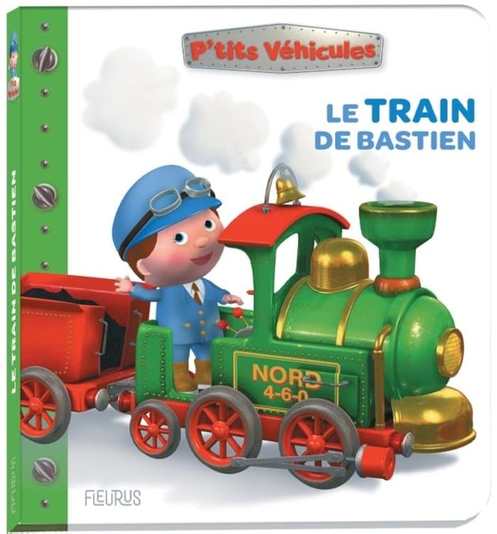 Couverture du livre « Le train de Bastien » de Nathalie Bélineau, librairie Les Contes Infusés à Corte