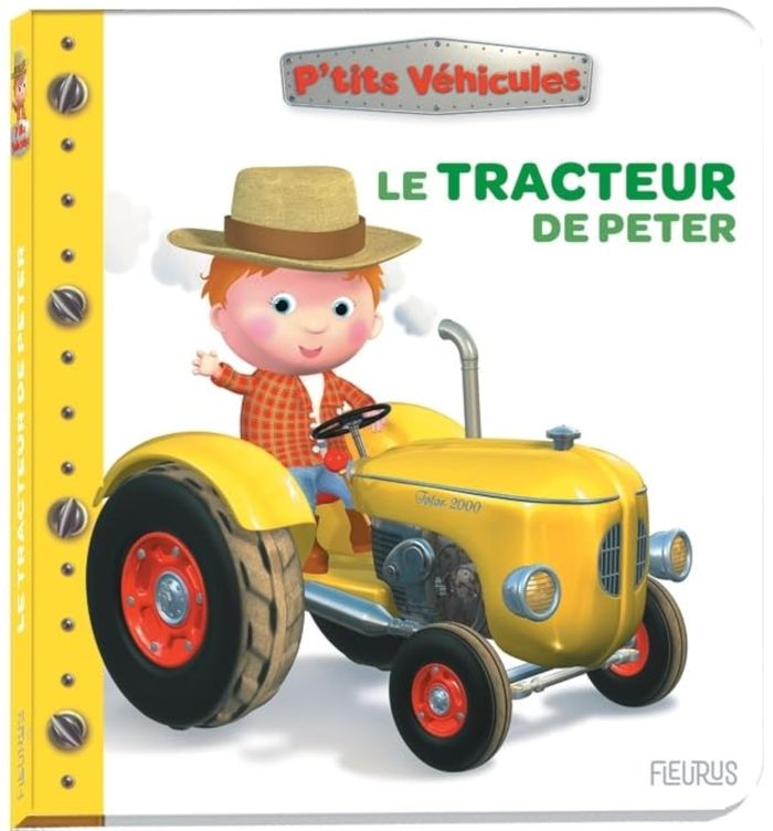 Couverture du livre « Le tracteur de Peter » de Nathalie Bélineau, librairie Les Contes Infusés à Corte