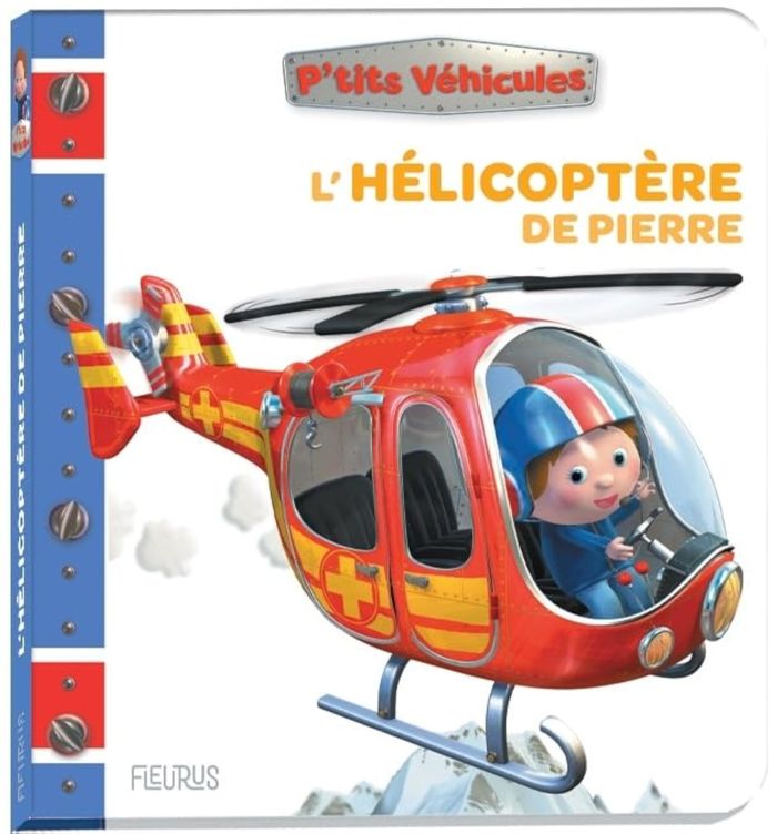 Couverture du livre « L'hélicoptère de Pierre » de Nathalie Bélineau, librairie Les Contes Infusés à Corte