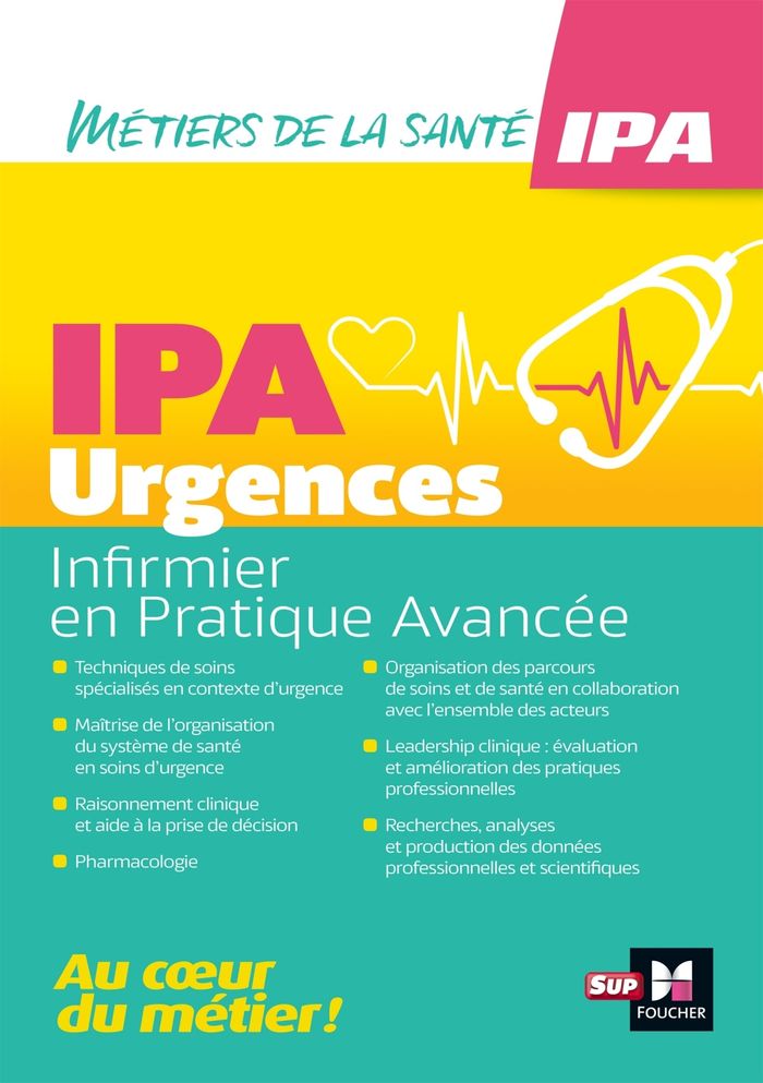 Couverture du livre « INFIRMIER EN PRATIQUE AVANCEE - IPA - MENTION URGENCES » de Collectif, librairie Les Contes Infusés à Corte